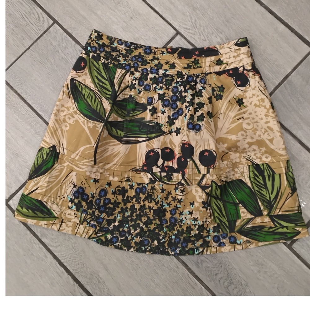 Anthropologie Edme & Esyllte Floral Tropical A-Line Skirt – Size 4